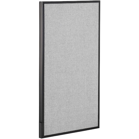 Global Industrial Office Partition Panel, 24-1/4W x 42H, Gray 277660GY